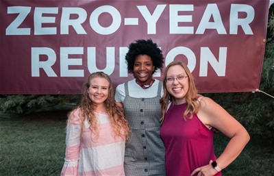 Alumni attend a class reunion