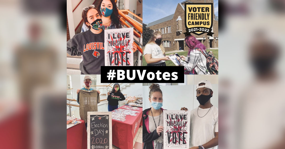 Students wearing masks