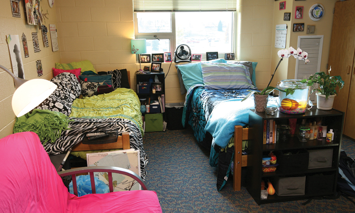 inside an anniversary hall room