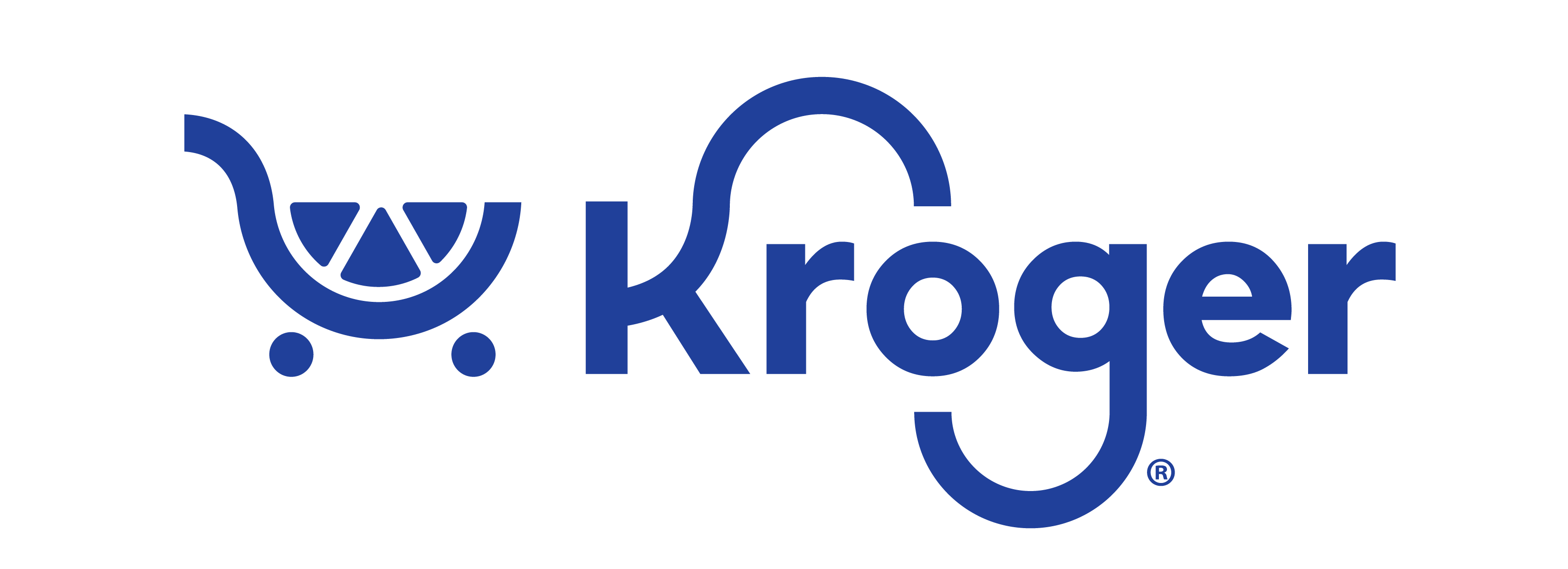 Kroger logo in blue