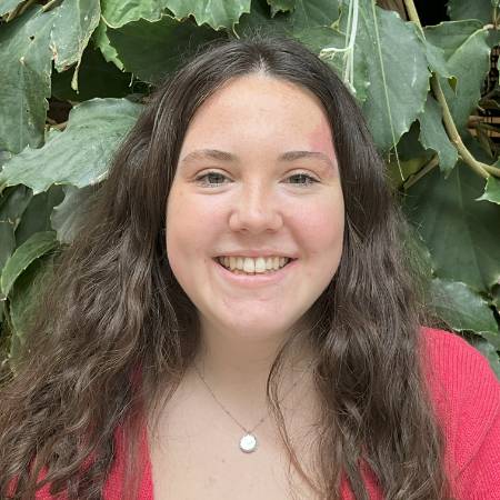 Bellarmine University Education major Angelina Georgacopoulos poses for a portrait.