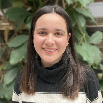 Bellarmine University Finance student Diana Fernandez-Davila poses for a portrait.