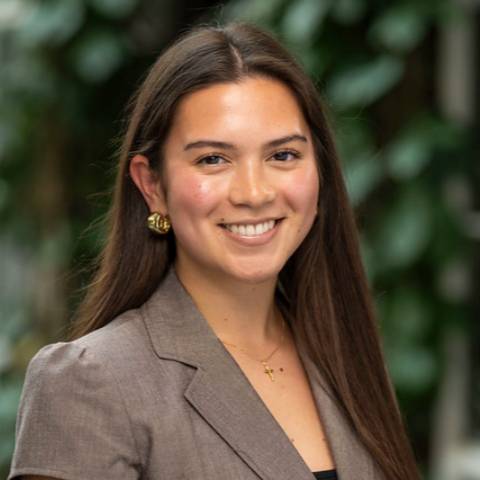 Bellarmine University Biochemistry and Molecular Biology major Joy Lefevers poses for a portrait.