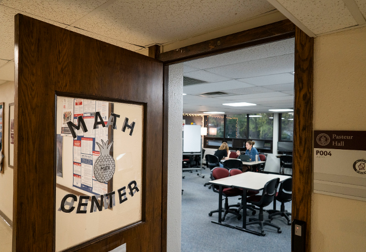 Math Center Door
