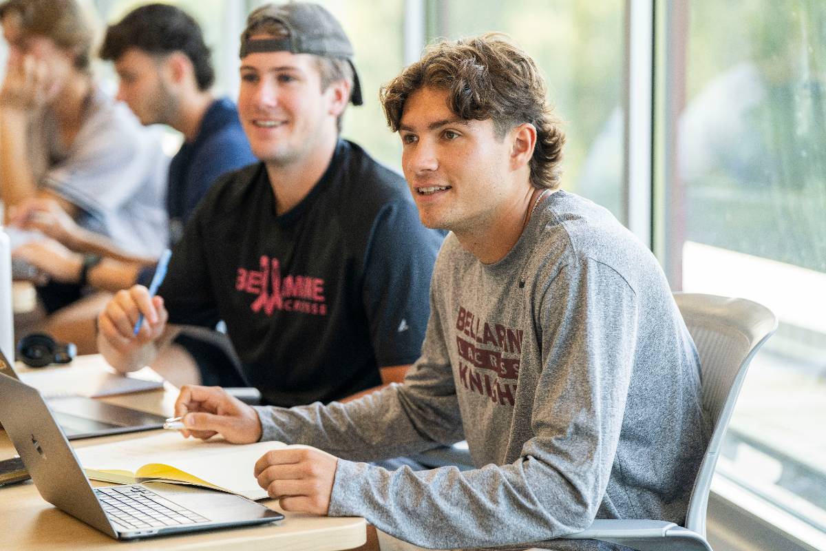 Students in a classroom