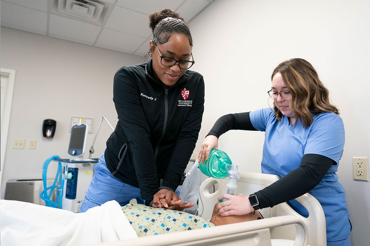 respiratory therapy student